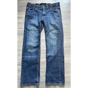 Riders By Lee Mid Rise Straight  Leg Womens Jeans Size 14/32 Blue Medium Wash